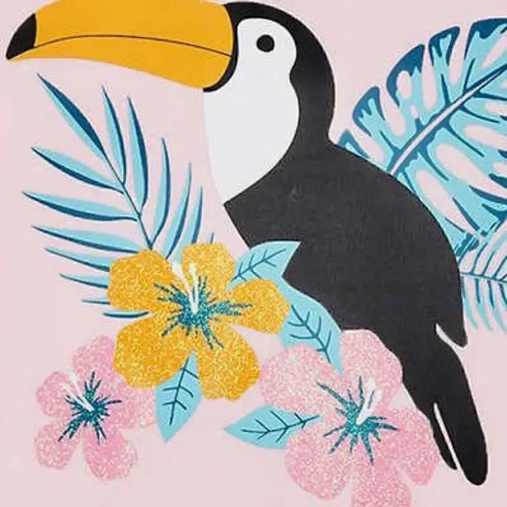 NEW! Pekkle Infant 4 Piece Set, Toucan Tropical- Sizes 12M, 18M and 24M Availabl - Picture 5 of 13